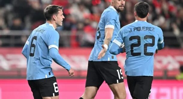 Uruguay le ganó a Corea del Sur en partido amistoso FIFA.