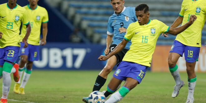 Brasil goleó a Uruguay y lo eliminó del Sudamericano Sub 17 de Ecuador 2023