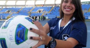 Fernanda Maia, la chica alcanzapelotas que pasó a la fama por posibilitar un gol en una final de Botafogo con Vasco por el Torneo Carioca