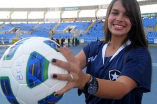 Fernanda Maia, la chica alcanzapelotas que pasó a la fama por posibilitar un gol en una final de Botafogo con Vasco por el Torneo Carioca