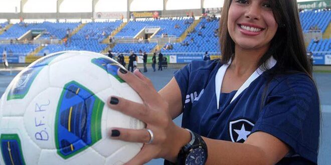 Fernanda Maia, la chica alcanzapelotas que pasó a la fama por posibilitar un gol en una final de Botafogo con Vasco por el Torneo Carioca