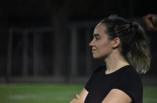 Agustina Furnó dirigente y encargada de prensa del club.