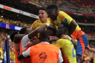 Colombia goleó a Costa Rica y aseguró su clasificación en Copa América