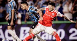 Inter de Porto Alegre le ganó el clásico a Gremio en Curitiba