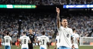 Uruguay hace historia al golear a Bolivia en Copa América de Estados Unidos
