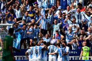 Argentina logra su primera victoria en los JJOO de París