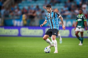 Goles argentinos en el empate entre Gremio y Palmeiras por el Brasileirao 2024. Resultado inútil para ambos.