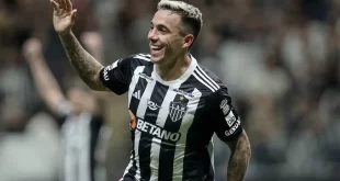 Rodrigo Battaglia anotó un gol sobre el final para que gane el Atlético Mineiro sobre Sao Paulo