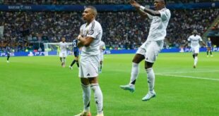 El francés Kyliam Mbappé debutó a lo grande en Real Madrid, gol + título