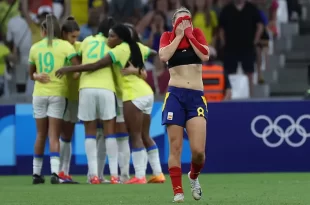 Brasil goleó a la campeona del mundo España en París 2024