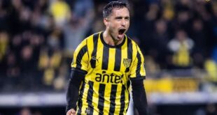 Peñarol goleó a The Strongest por la ida de los octavos de final de la Copa Libertadores