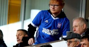 Ed Sheeran compró acciones en Ipswich Town recién ascendido a la Premier League