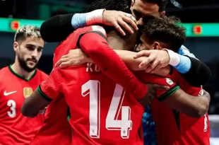 Portugal goleó en su debut en el Mundial de Futsal