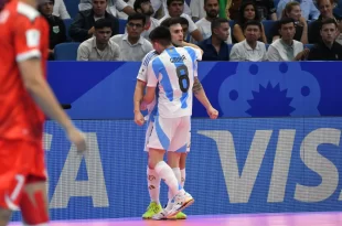 Argentina ganó su segundo partido en el mundial de Futsal