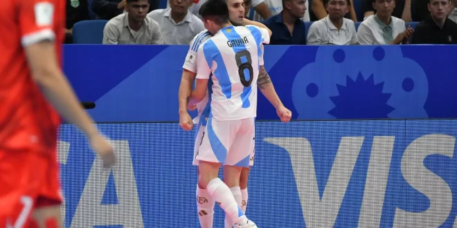 Argentina ganó su segundo partido en el mundial de Futsal