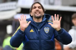 Diego Martínez agotó la paciencia de los hinchas de Boca Juniors