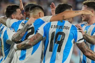 Messi se mandó un triplete