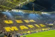 "UEFA MAFIA", desplegó en la tribuna la hinchada del BVB