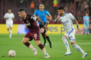Cruzeiro eliminó a Lanús tras ganarle en La Fortaleza. El club brasileño es finalista de la Sudamericana.