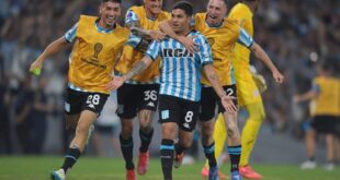 Racing le ganó a Corinthians y es finalista de la Copa Sudamericana