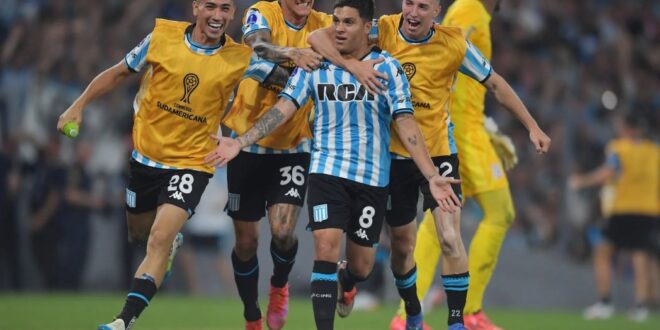 Racing le ganó a Corinthians y es finalista de la Copa Sudamericana