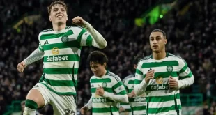 Celtic se destacó en el Boxing Day escocés al golear a Motherwell y aumentar distancias con Rangers