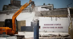 San Lorenzo avanza con sus obras en Av. La Plata