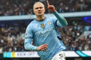 Erling Haaland se olvidó de marcar goles