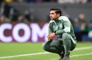 Abel Ferreira entrenador de Palmeiras chicaneó a Klopp