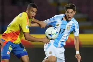 Argentina no pudo repetir el 6-0 a Brasil y empató con Colombia