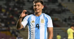 Argentina goleó 6-0 a Brasil por la Sub 20 de Venezuela