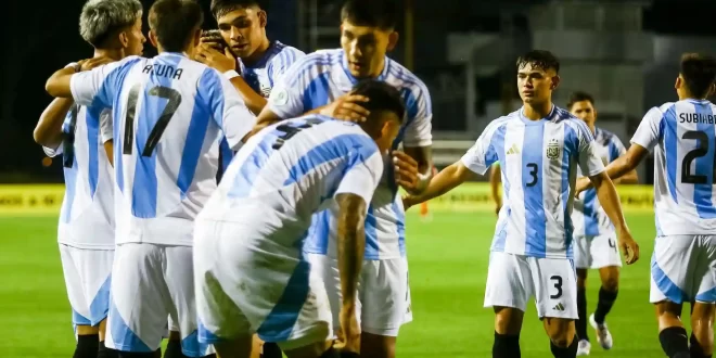 Argentina Sub 20 humilló a Brasil con histórico 6-0