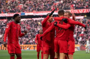 Bayern Munich vencio por 3-2 al Wolfsburg para seguir arriba en la Bundesliga