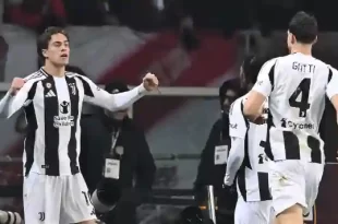 Juventus le ganó al Milan. Sigue invicto pero está lejos de Napoli