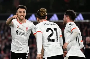 Liverpool empató en su visita al Forest por la Premier League