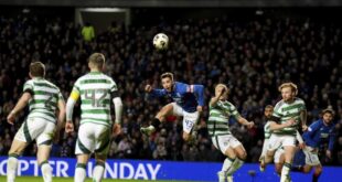 Rangers le rompió el invicto a Celtic en clásico ardiente por la Premier League escocesa