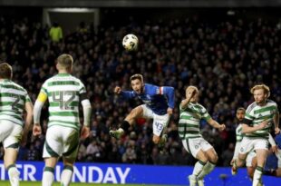 Rangers le rompió el invicto a Celtic en clásico ardiente por la Premier League escocesa
