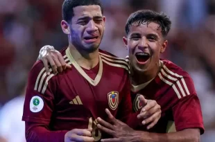Venezuela goleó a Perú en su debut por el Sudamericano Sub 20