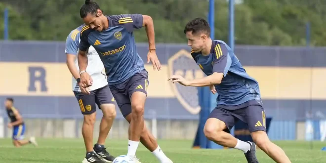 Boca se prepara para jugar ante Argentino de Monte Maíz