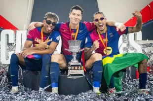 Barcelona campeón de la Supercopa de España con goleada incluida sobre Real Madrid