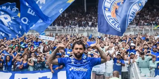 Gabigol presentado en Cruzeiro