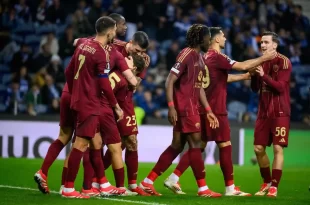 AS Roma le sacó un empate al Porto del estadio del Dragao