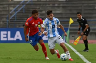 Argentina le ganó a Chile por la Sub 20