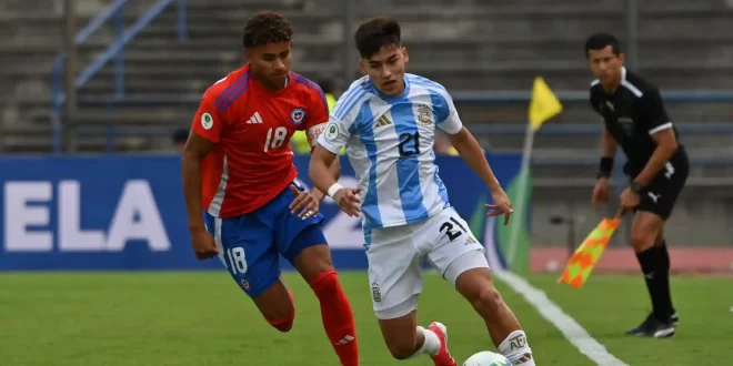 Argentina le ganó a Chile por la Sub 20