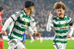 Celtic goleó al Dundee