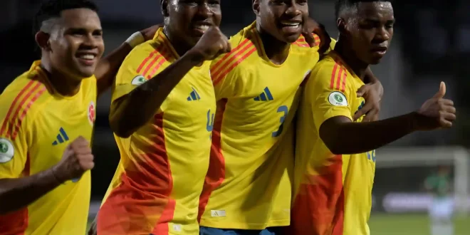 Colombia vence a Brasil por el Sub 20 y clasifica primero en su zona por sobre Argentina