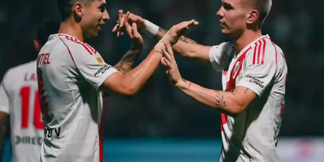 River Plate derrotó a San Martín en San Juan para trepar en la tabla de posiciones