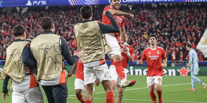 SL Benfica empató con AS Monaco y logró la clasificación en Champions League