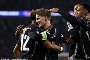 Arsenal 7-1 PSV en Eindhoven