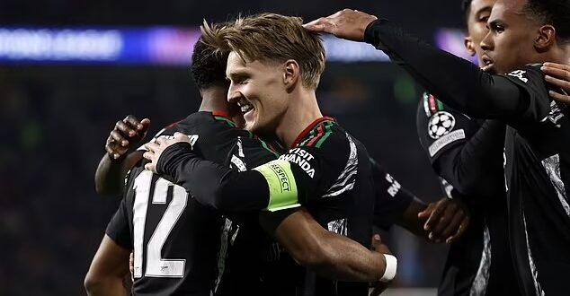 Arsenal 7-1 PSV en Eindhoven